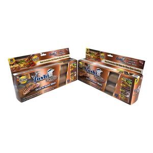 Yoshi Copper Grill & Bake Mats 2 Pack - Nonstick Reusable For BBQ  Oven Set of 2